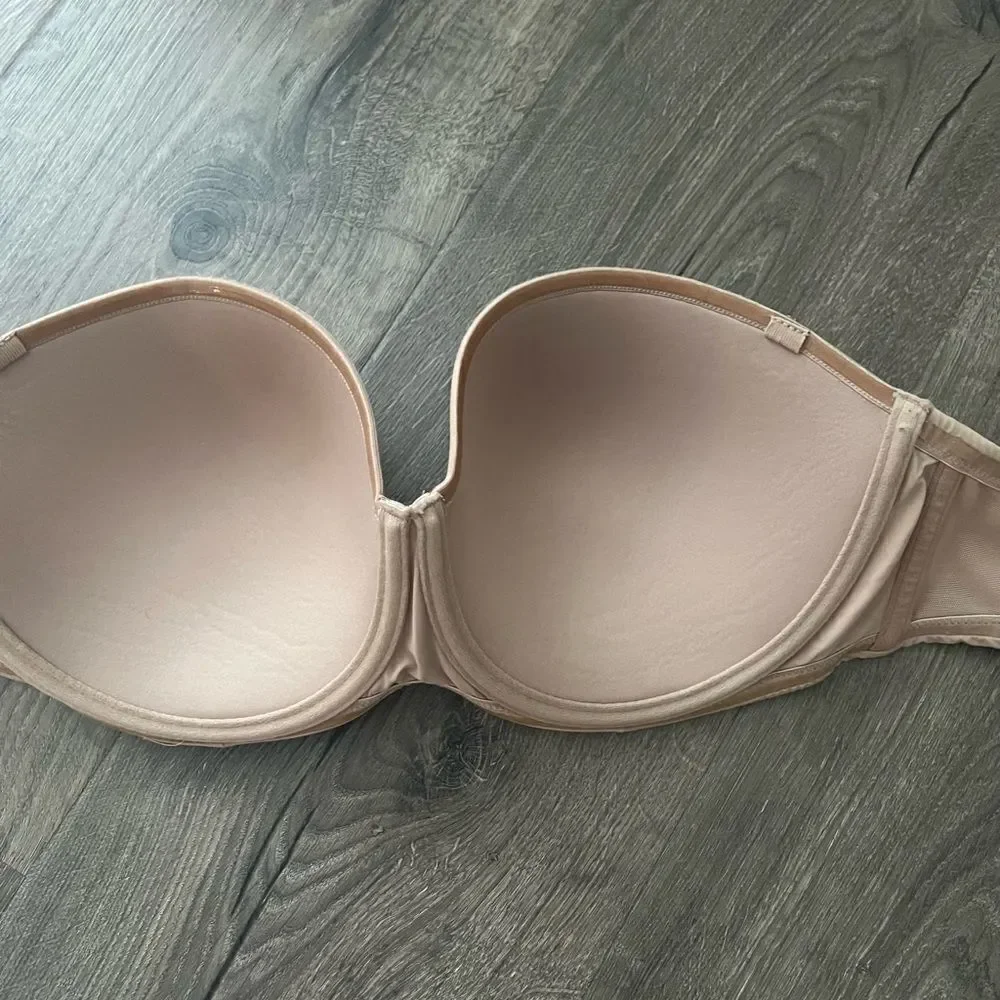 ThirdLove Classic Strapless Bra with High Support That Never Falls Down Bra 32 E